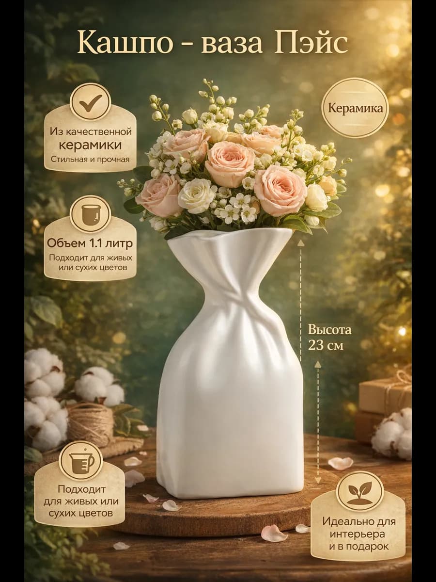 Кашпо для цветов Пэйс