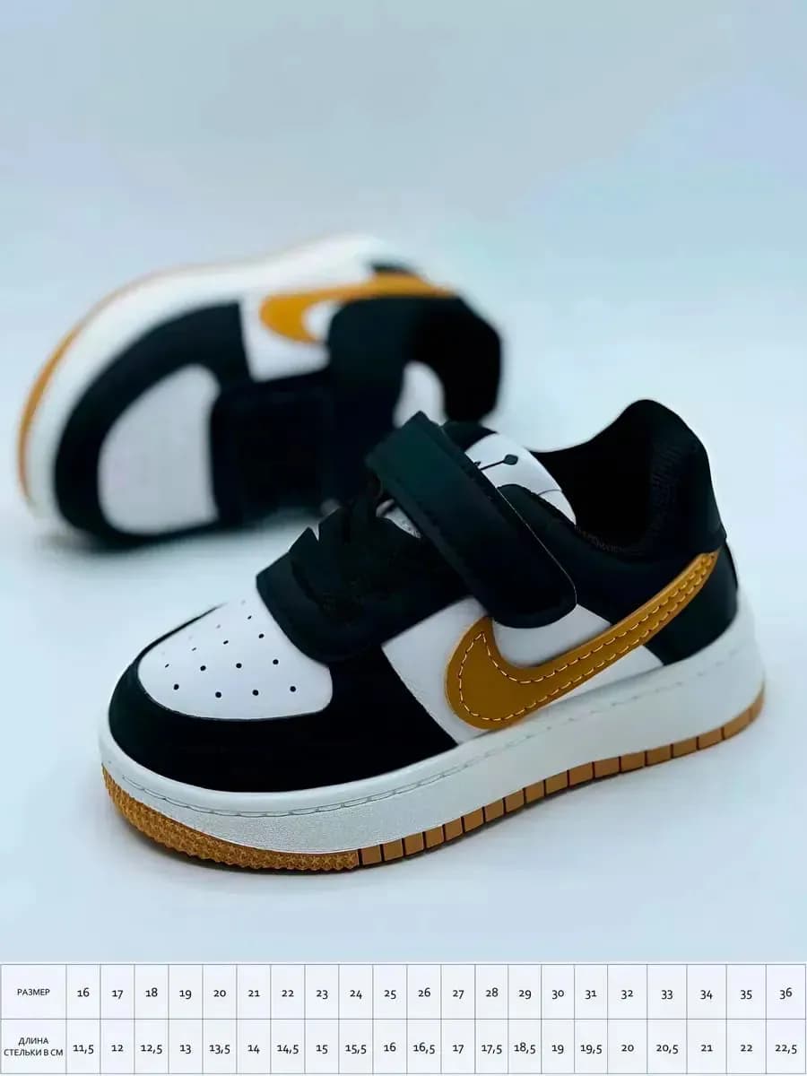 Кроссовки детские на шнурках и липучке