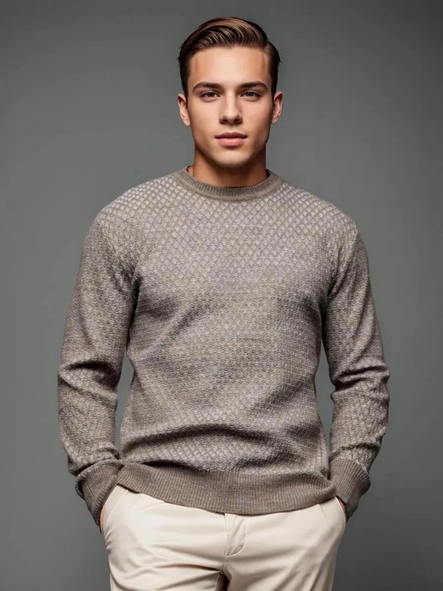 Джемпер тонкий теплый