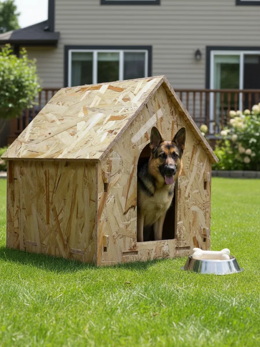Будка для собак и кошек деревянная большая
