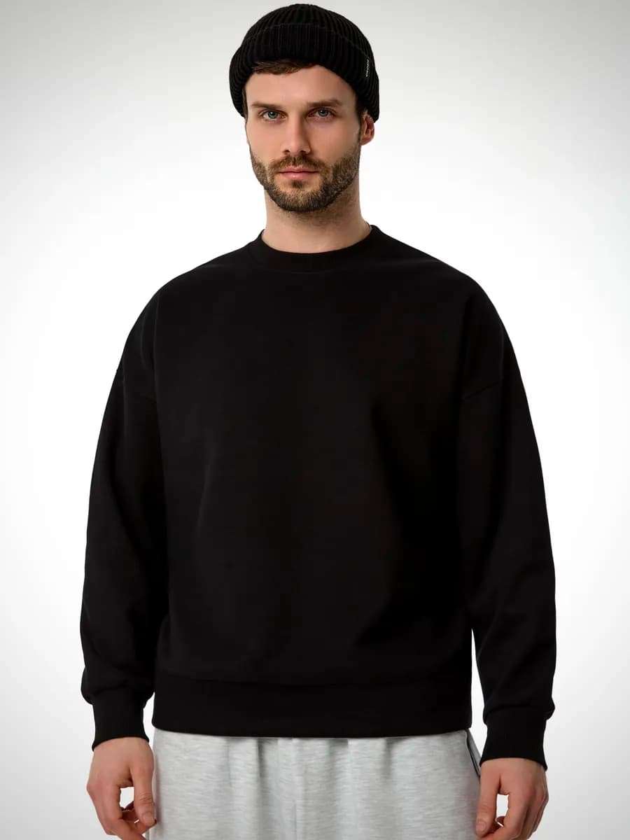 Свитшот оверсайз без начеса