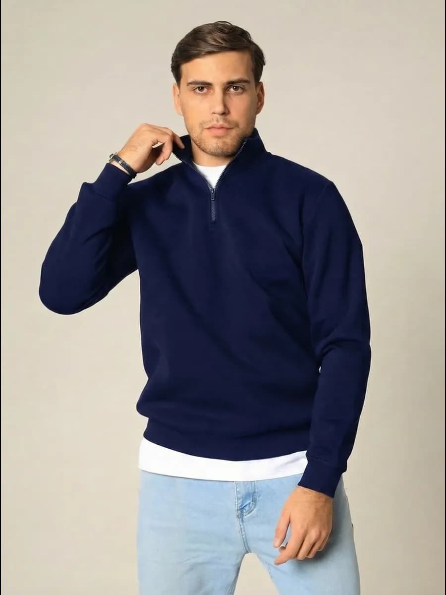 Свитшот old money полузамок