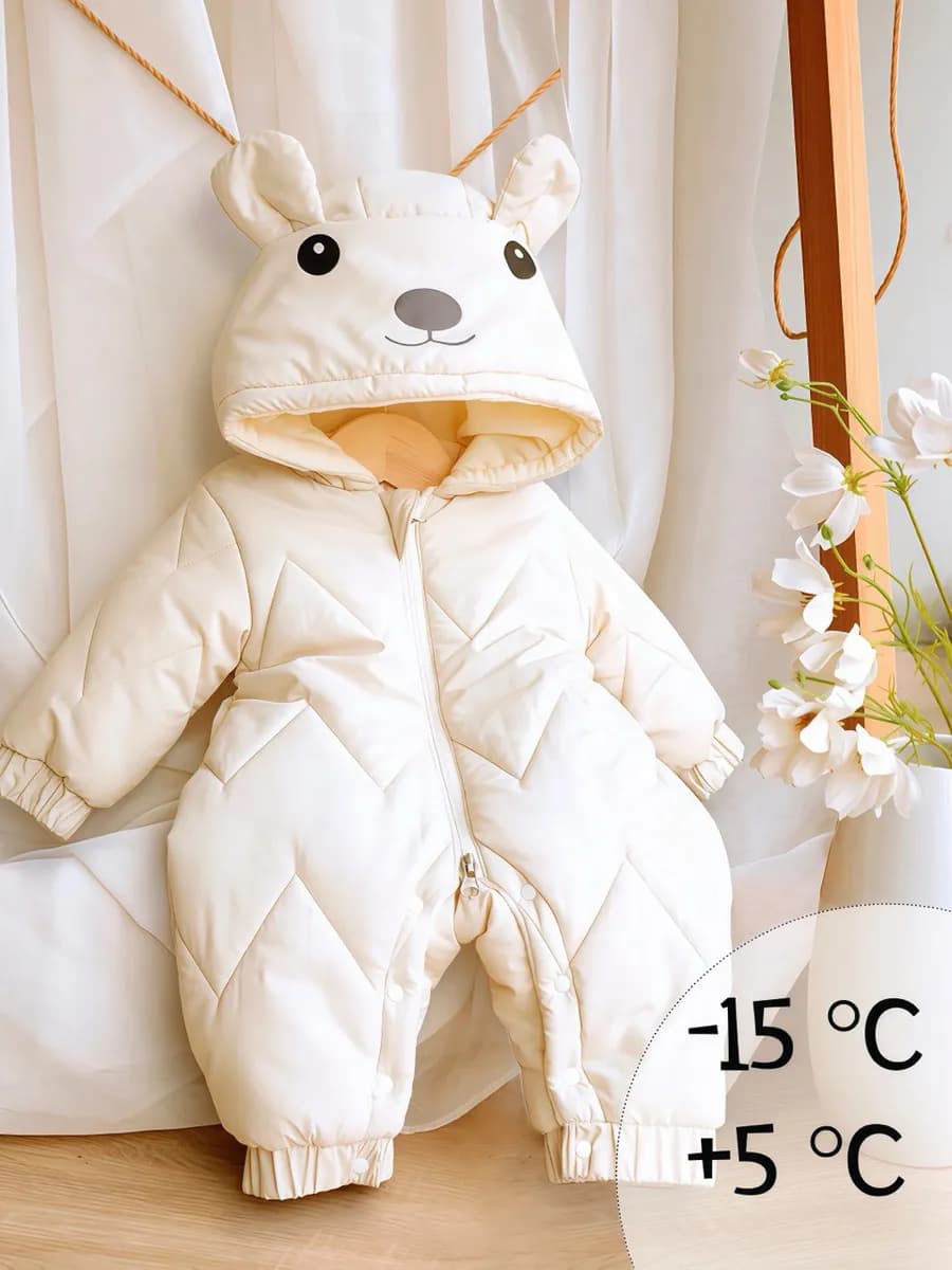 Комбинезон для новорожденных весенний утепленный