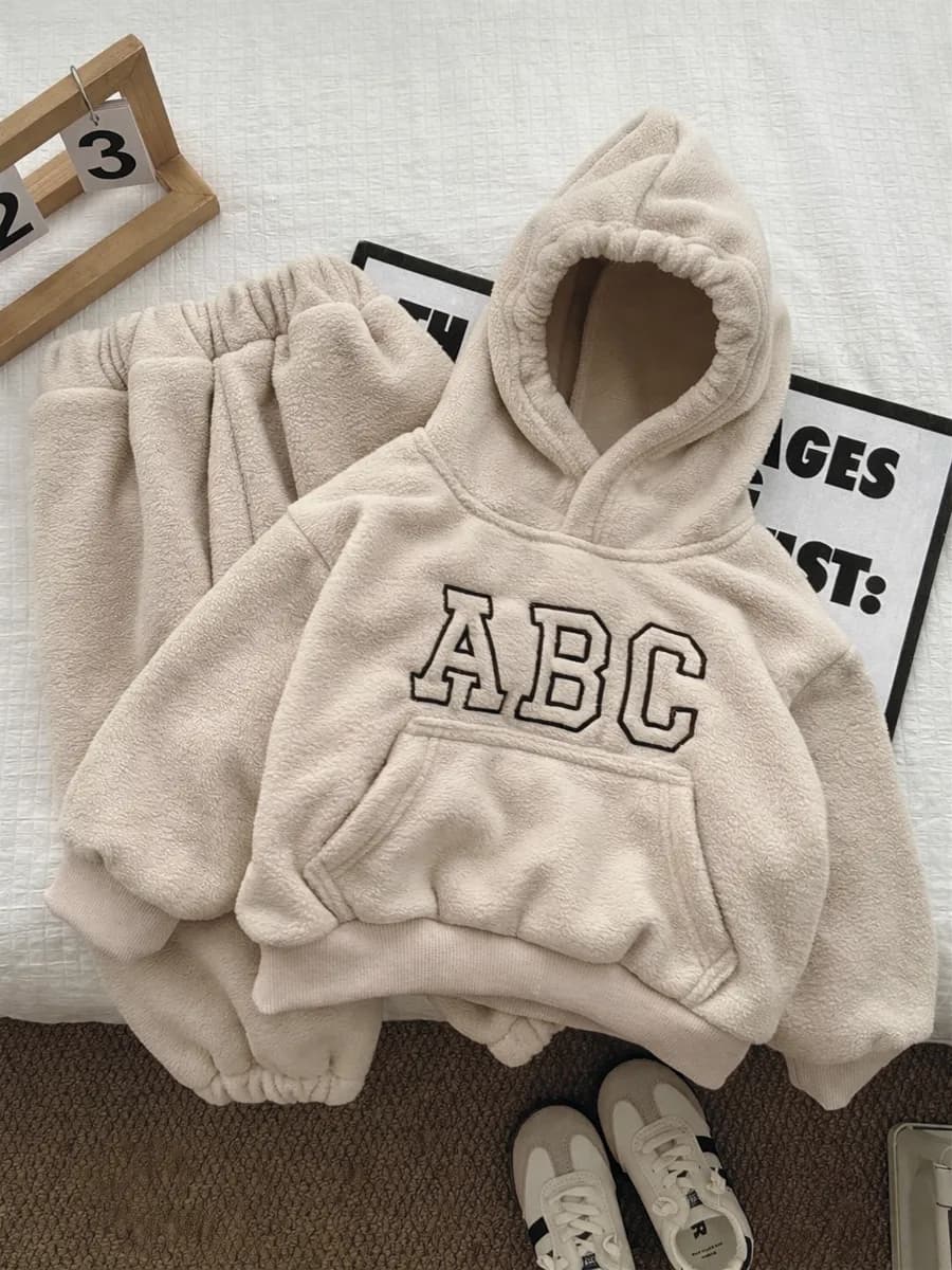 Костюм для новорожденных спортивный флисовый