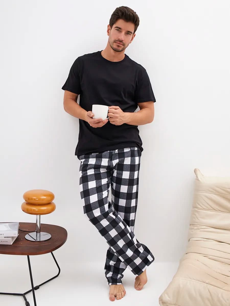 Пижама со штанами хлопок