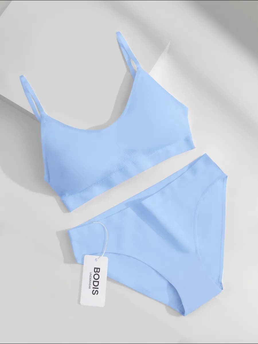 Нижнее белье комплект бесшовное с топом и трусами