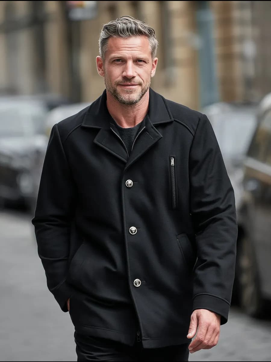 Пальто утепленное больших размеров