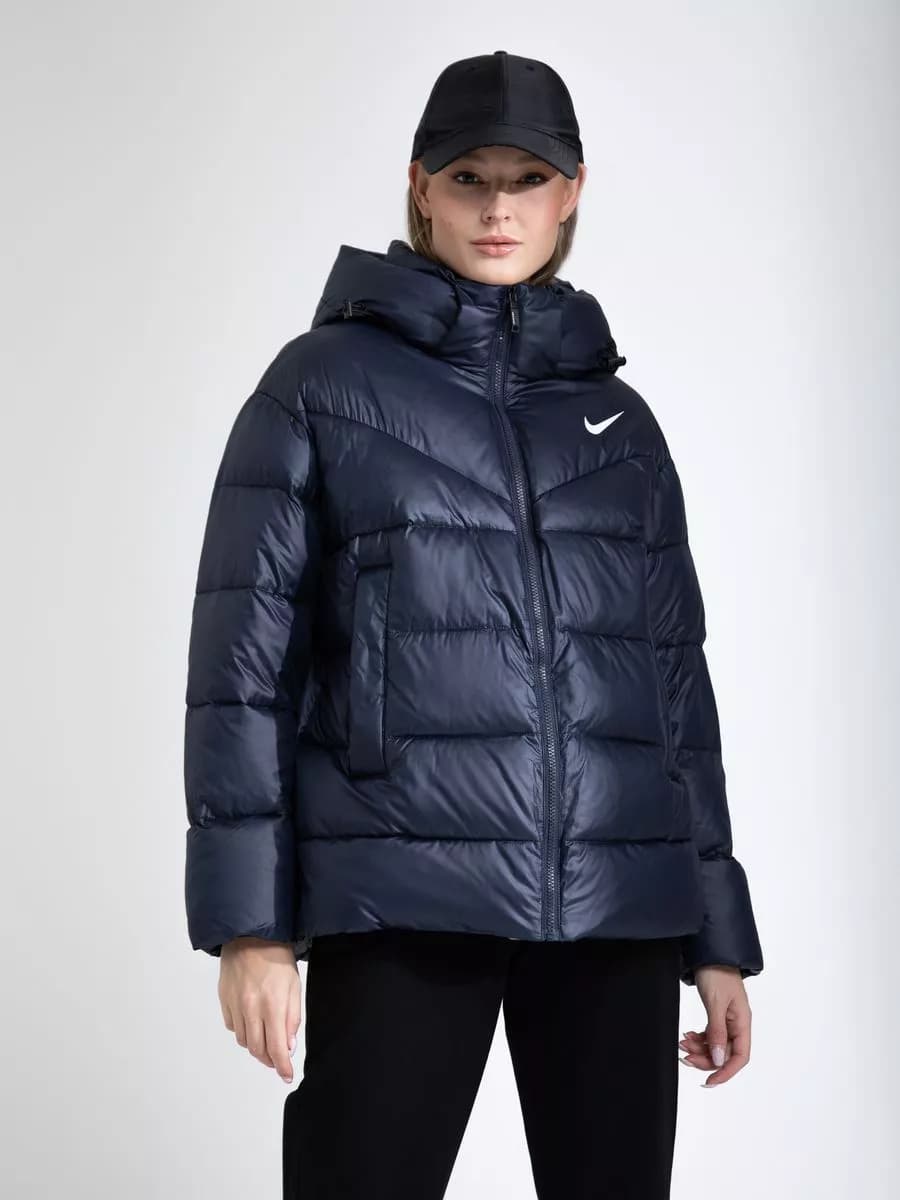 Куртка зимняя c капюшоном спортивная утепленная