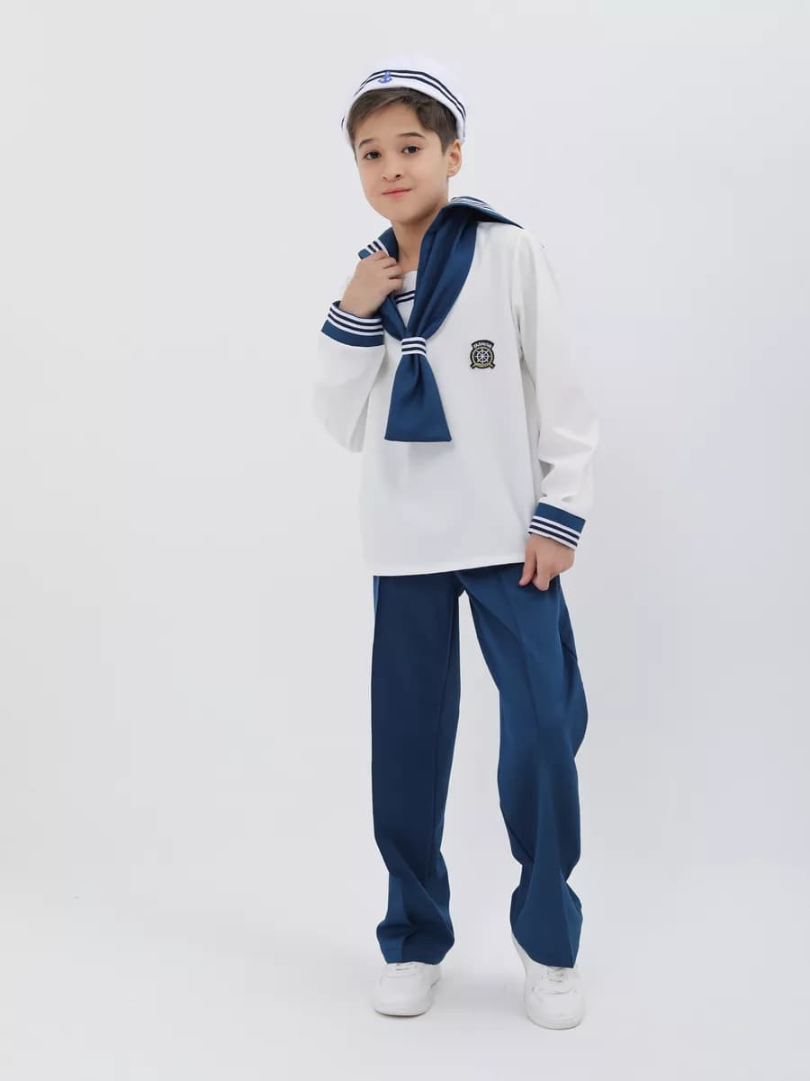 Карнавальный костюм белый морской 2026