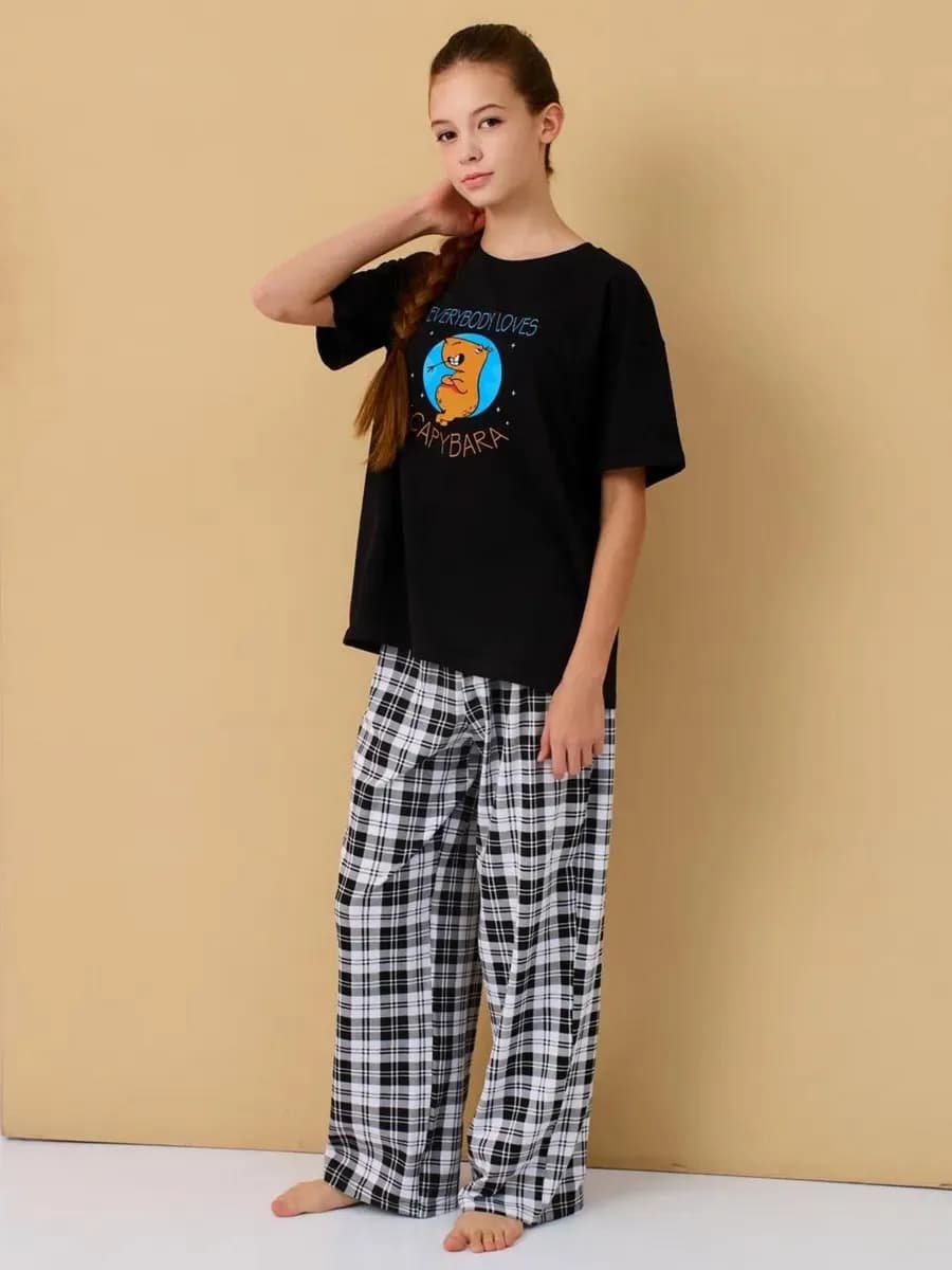 Пижама детская подростковая со штанами