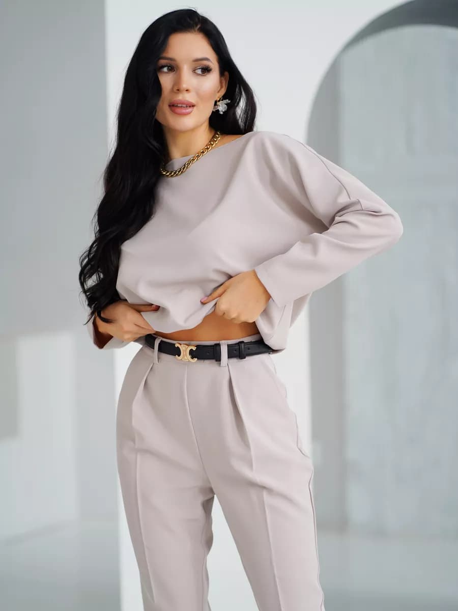 Деловой костюм брючный двойка