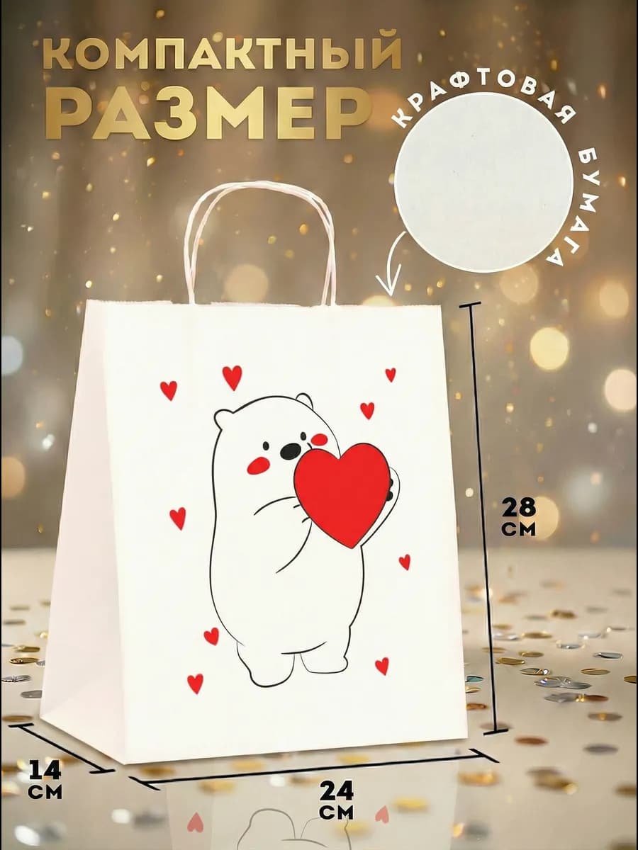 Пакет подарочный