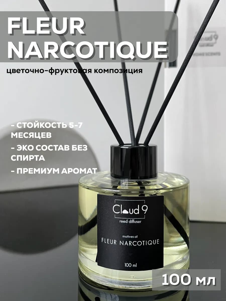 Диффузор ароматический парфюм для дома с палочками Флёр