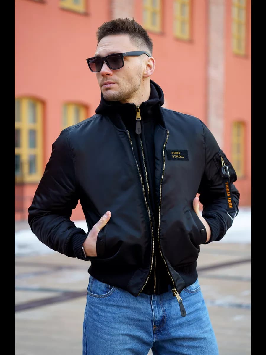 Бомбер демисезонный в стиле милитари D-Tec MA-1