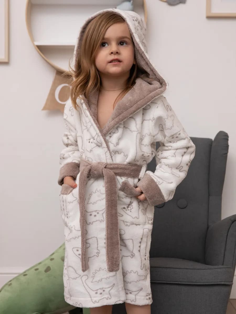 Халат детский махровый DINO