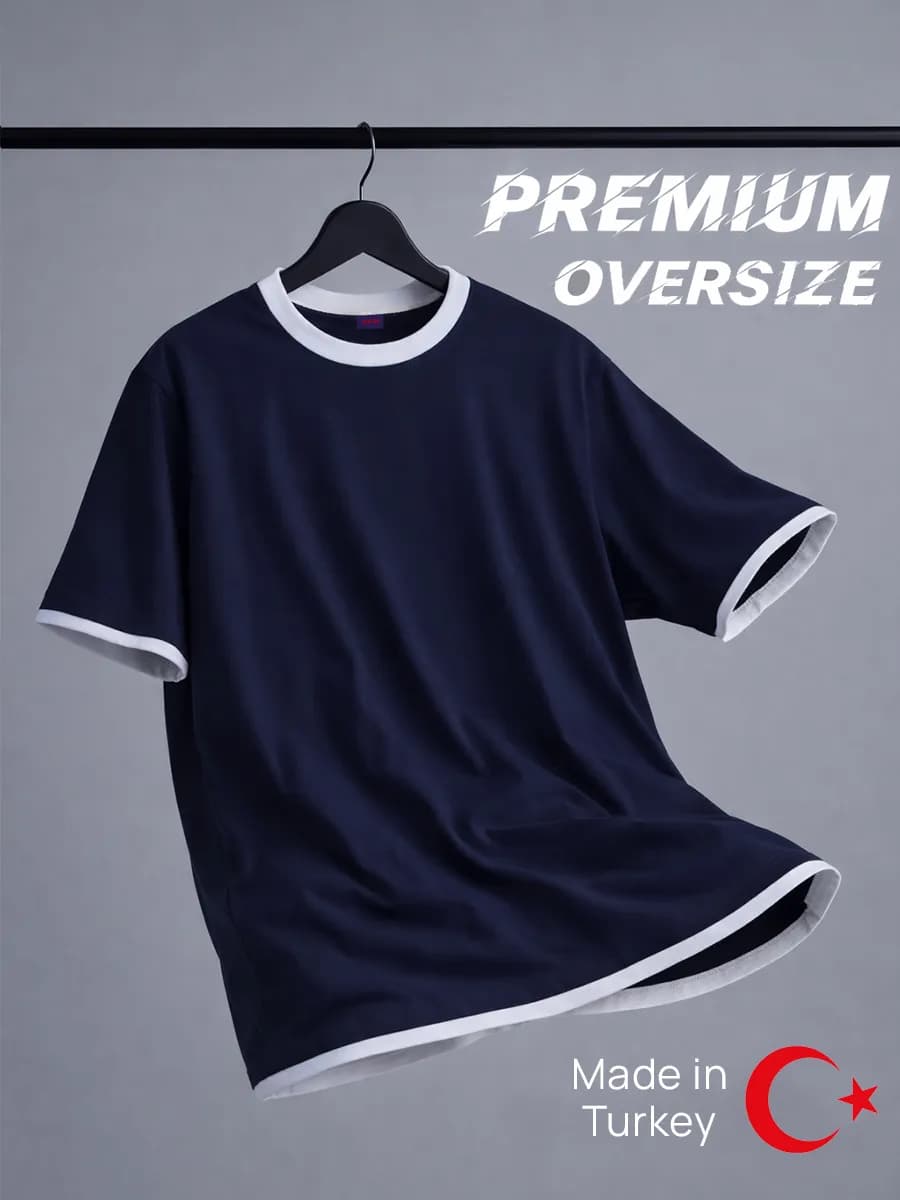 Футболка оверсайз базовая удлиненная