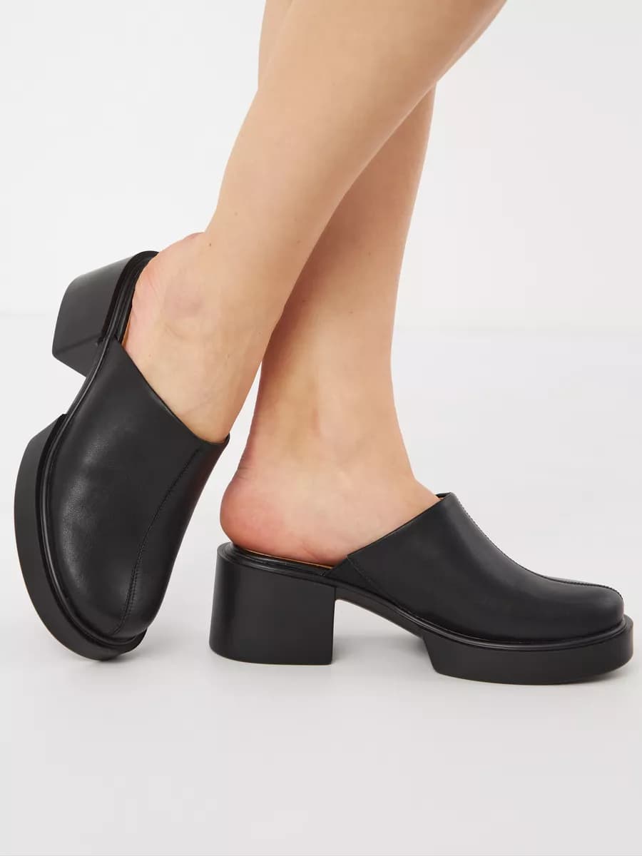 Сабо женские с закрытым носом