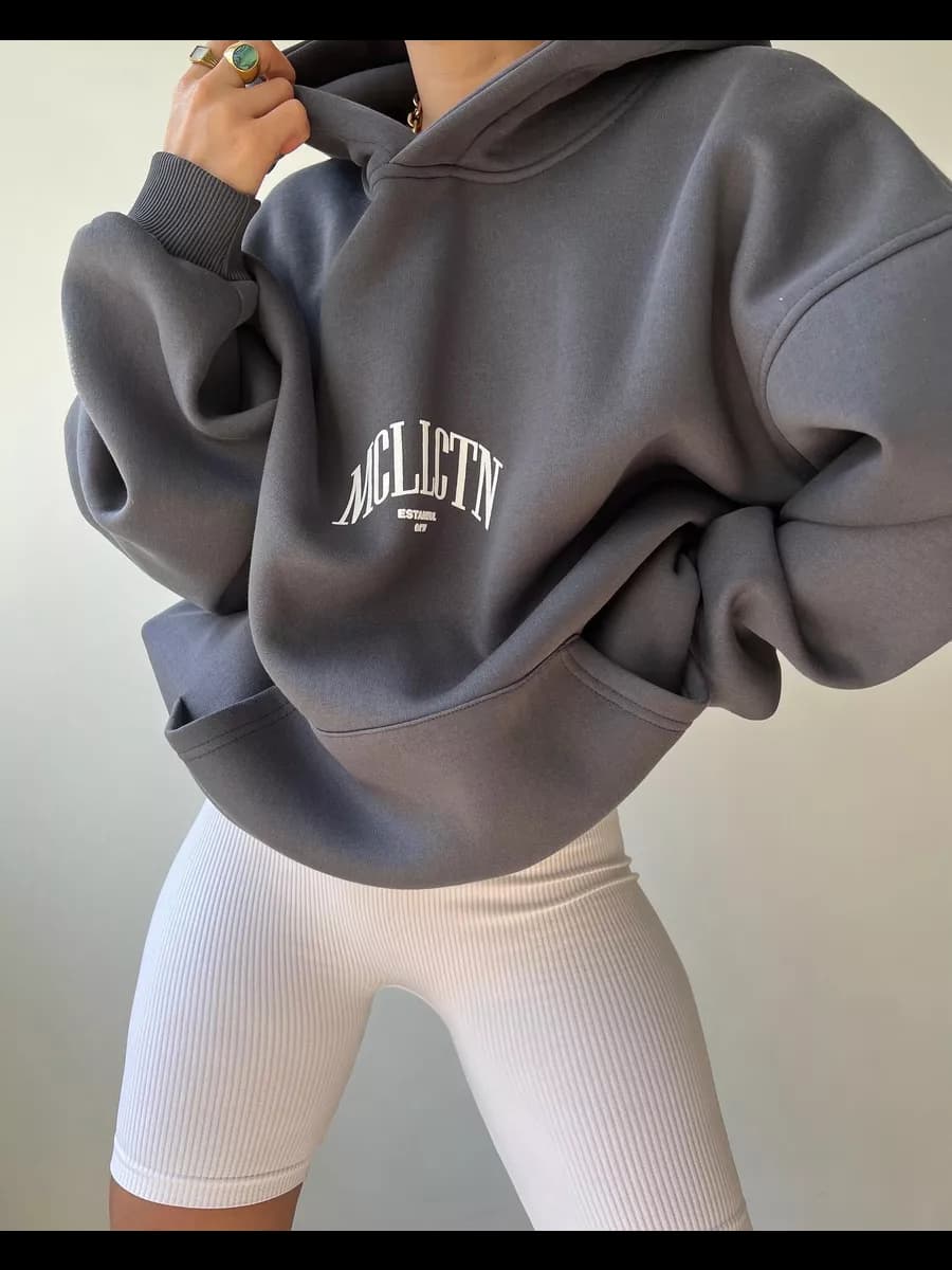 Худи оверсайз с начесом