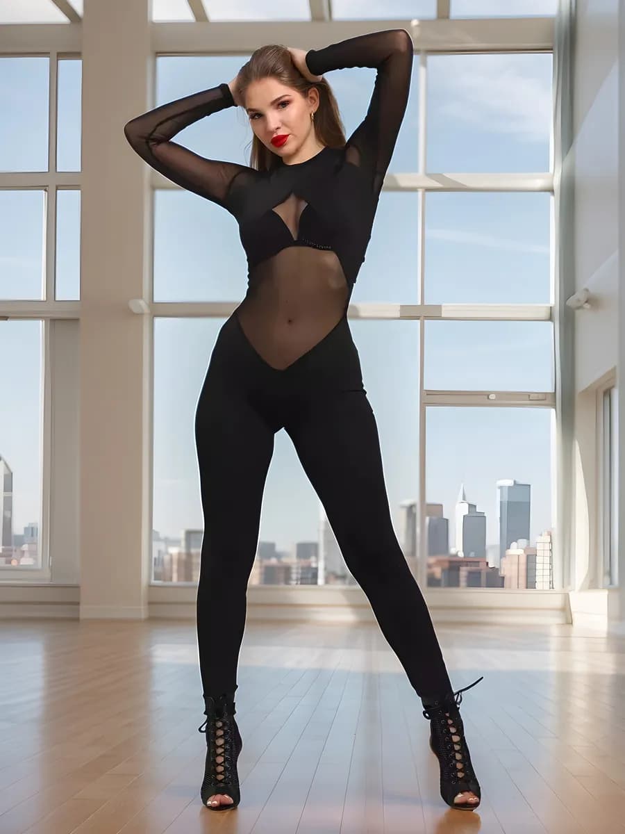 Комбинезон женский для танцев