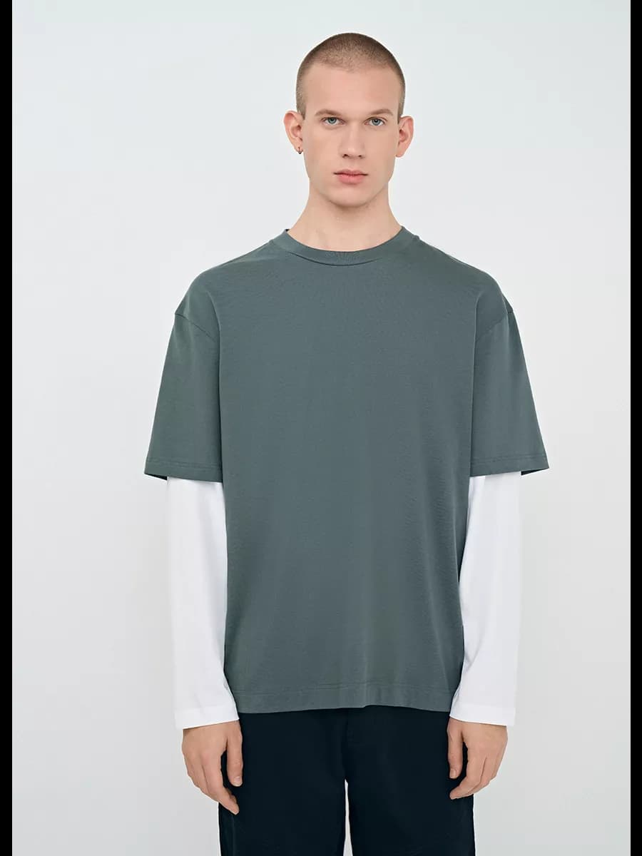 Лонгслив с двойным рукавом