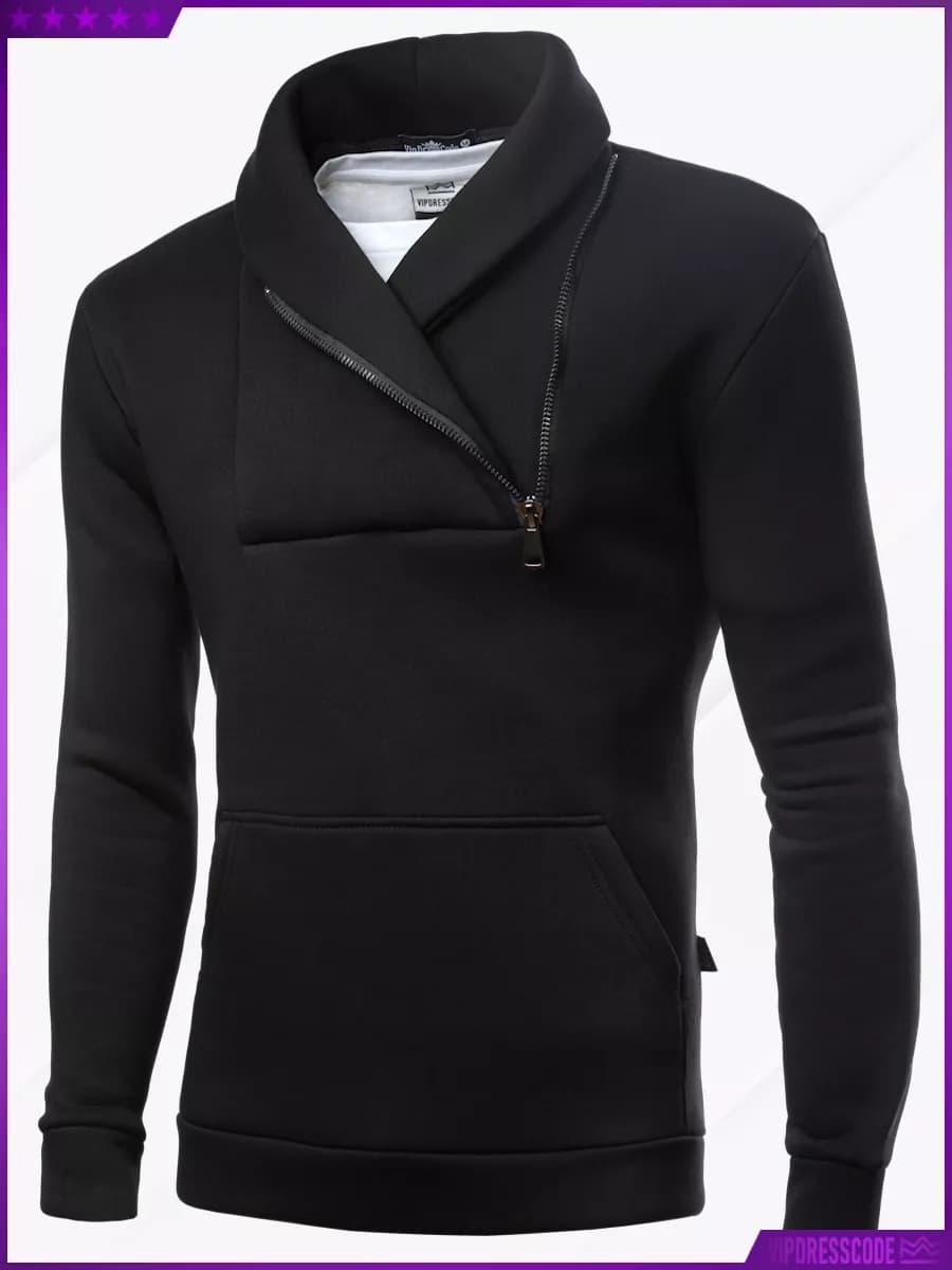 Худи теплое демисезонное на молнии