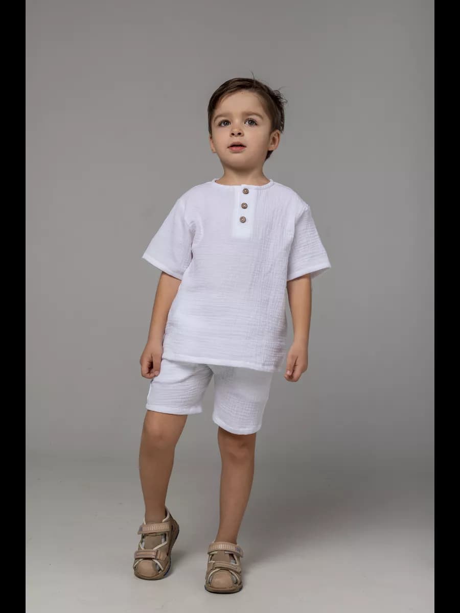 Шорты из муслина хлопковые детские летние