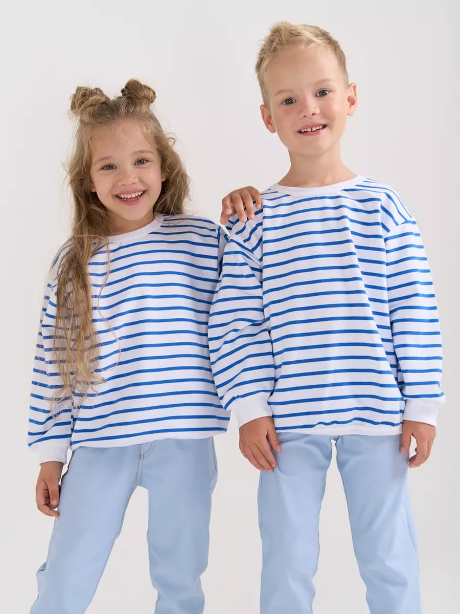 Свитшот детский облегченный в полоску