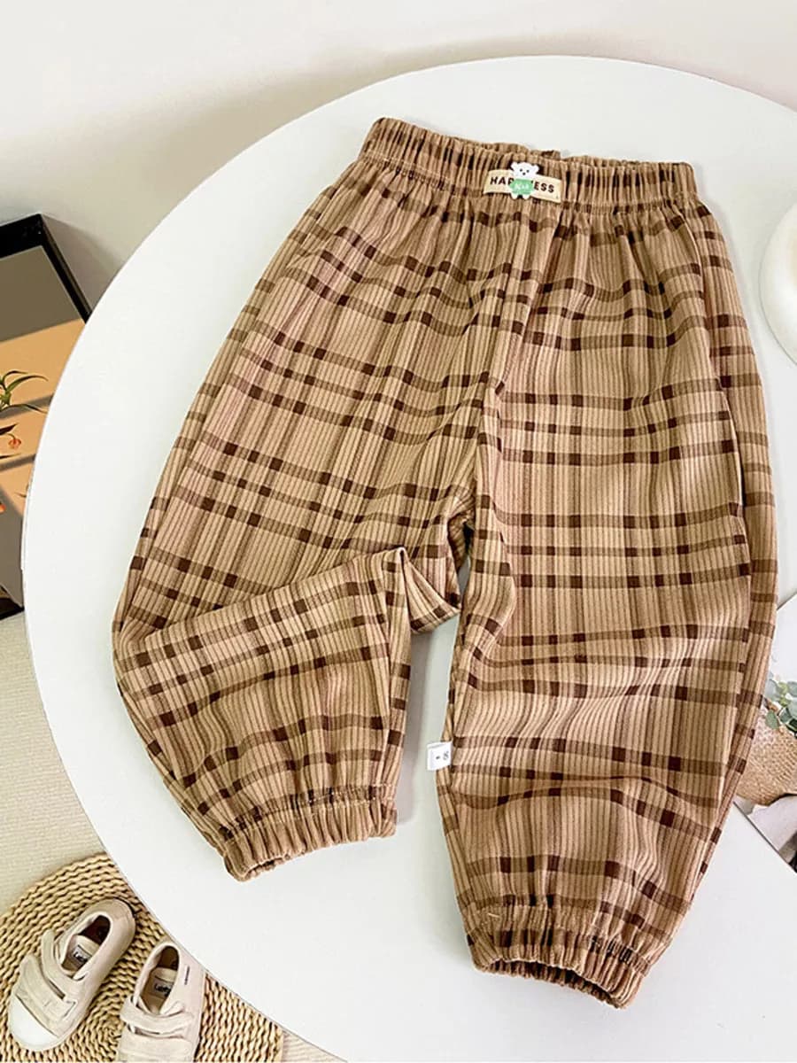 Штаны вельветовые джоггеры широкие для малыша