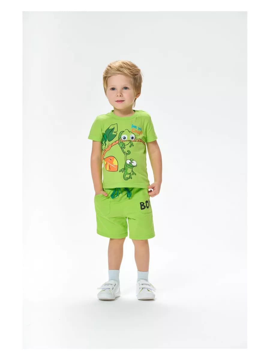 Шорты для мальчика салатовые в садик