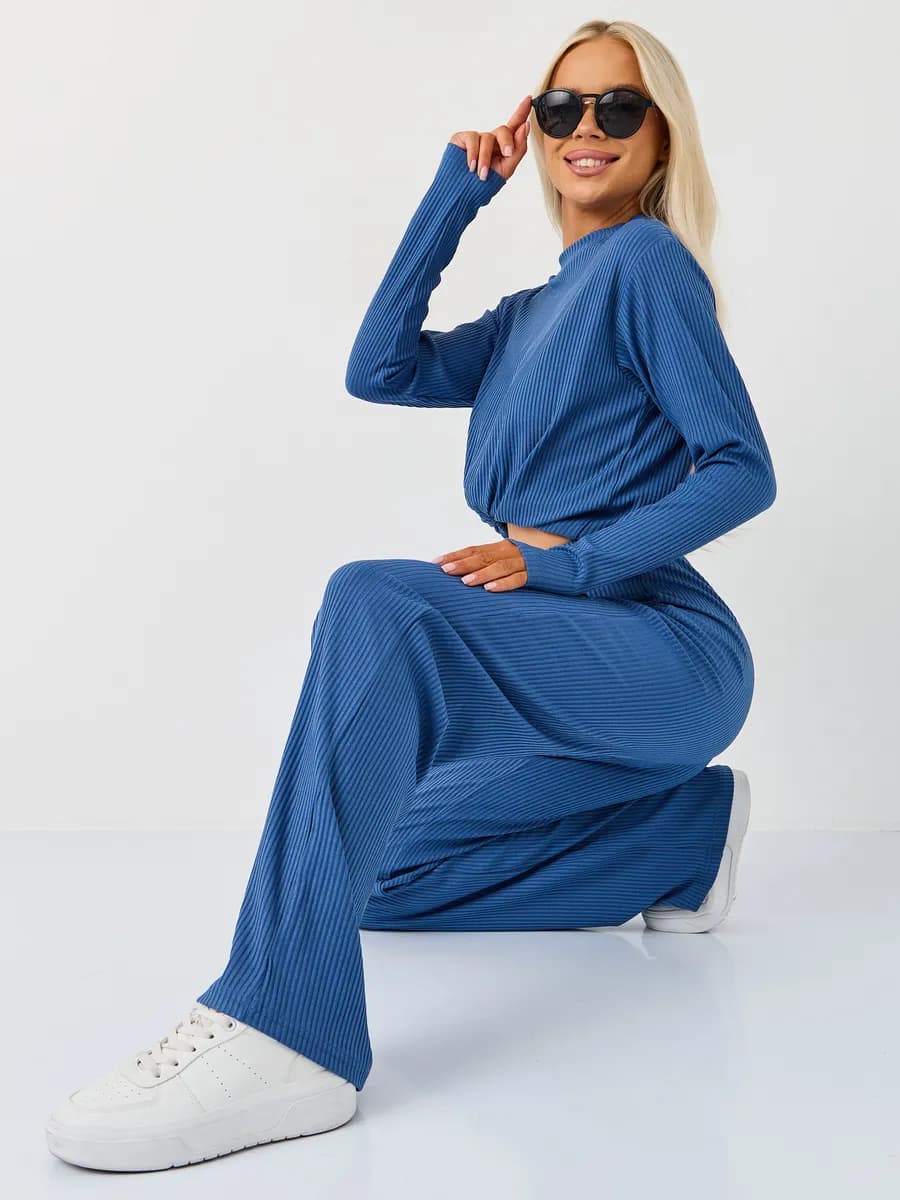 Костюм лапша трикотажный домашний