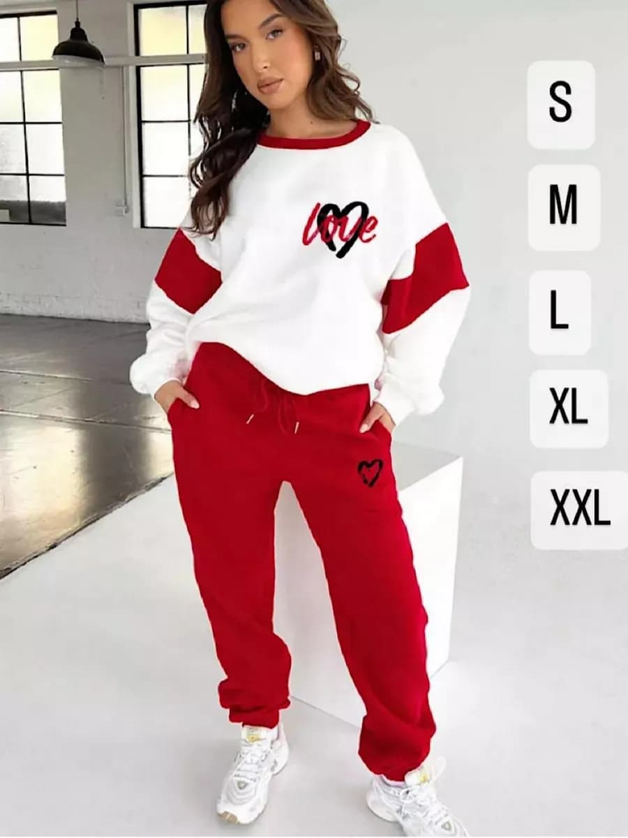 Спортивный костюм женский оверсайз с начесом