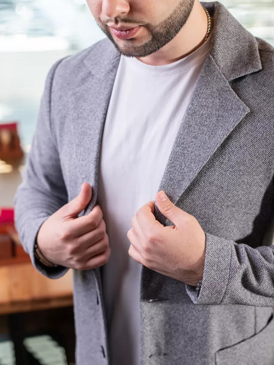 Пиджак под джинсы повседневный жакет классический