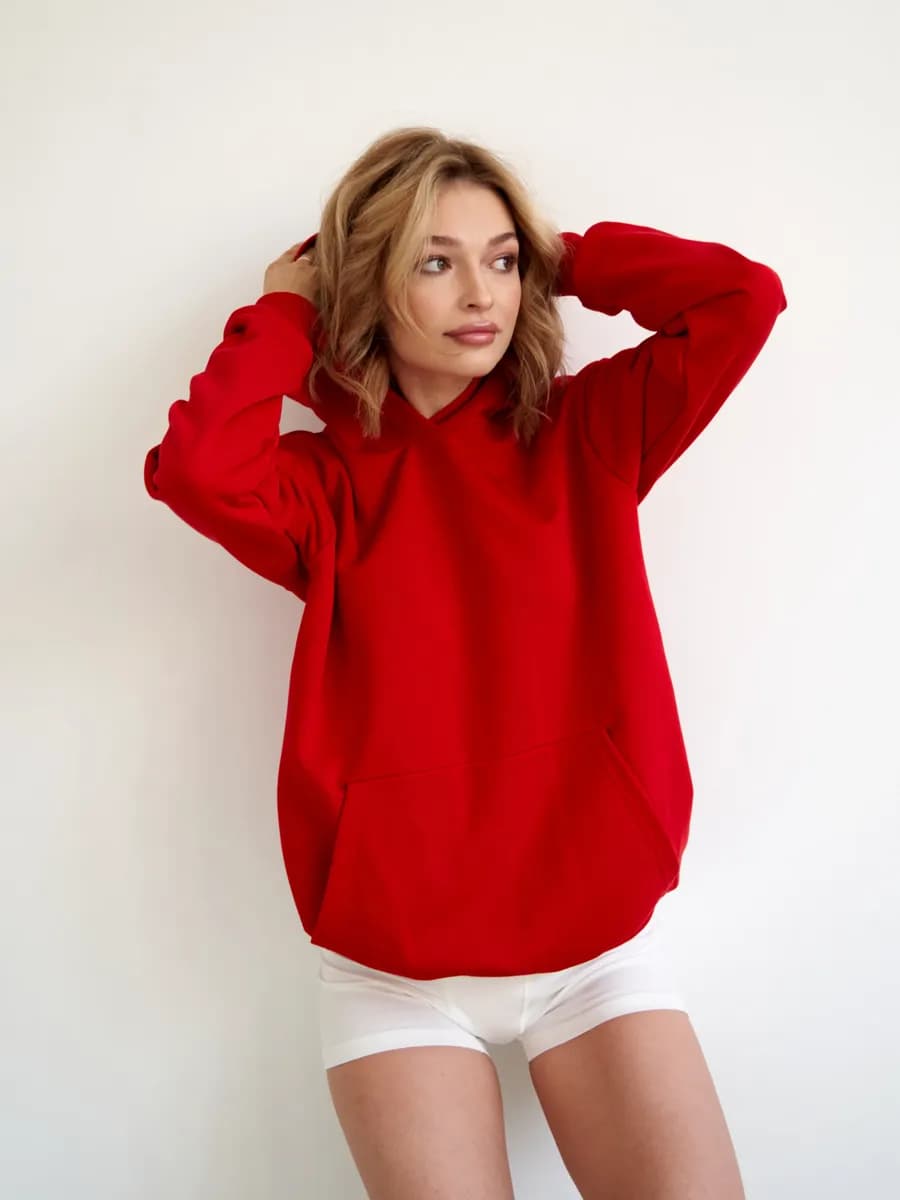 Худи без начеса плотное