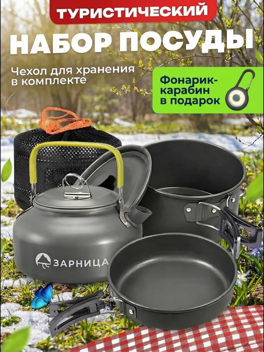 Набор туристической походной посуды