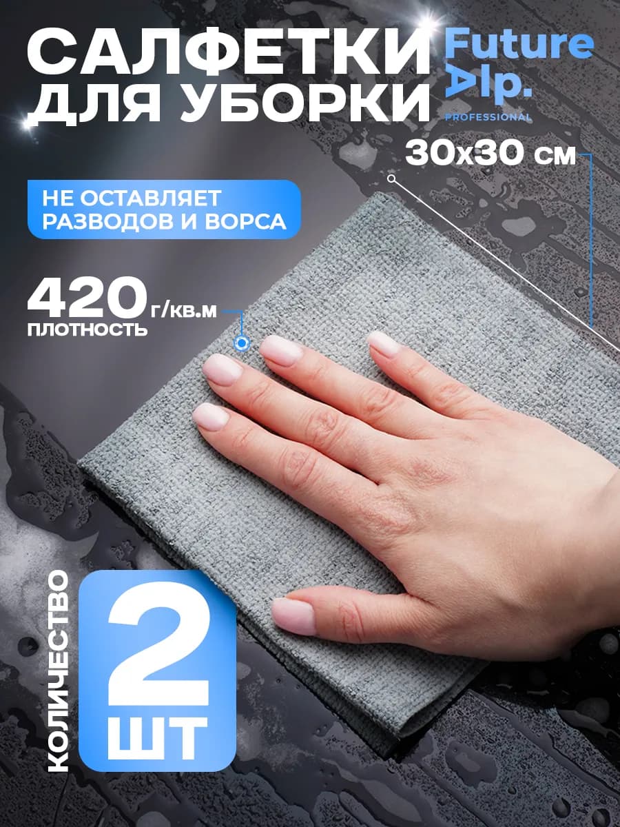 Салфетки для уборки стекол и зеркал без разводов