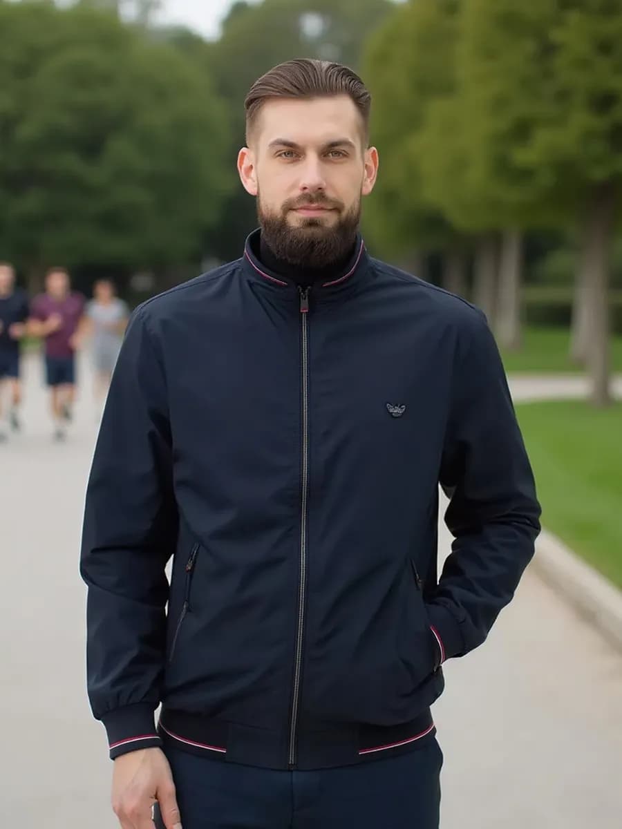 Ветровка мужская спортивная без капюшона