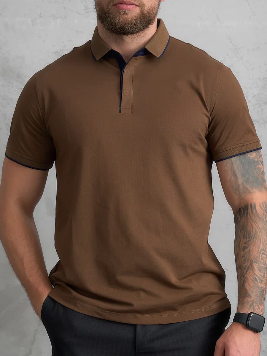 Футболка поло с коротким рукавом