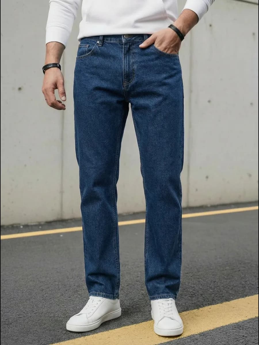Джинсы прямые классические