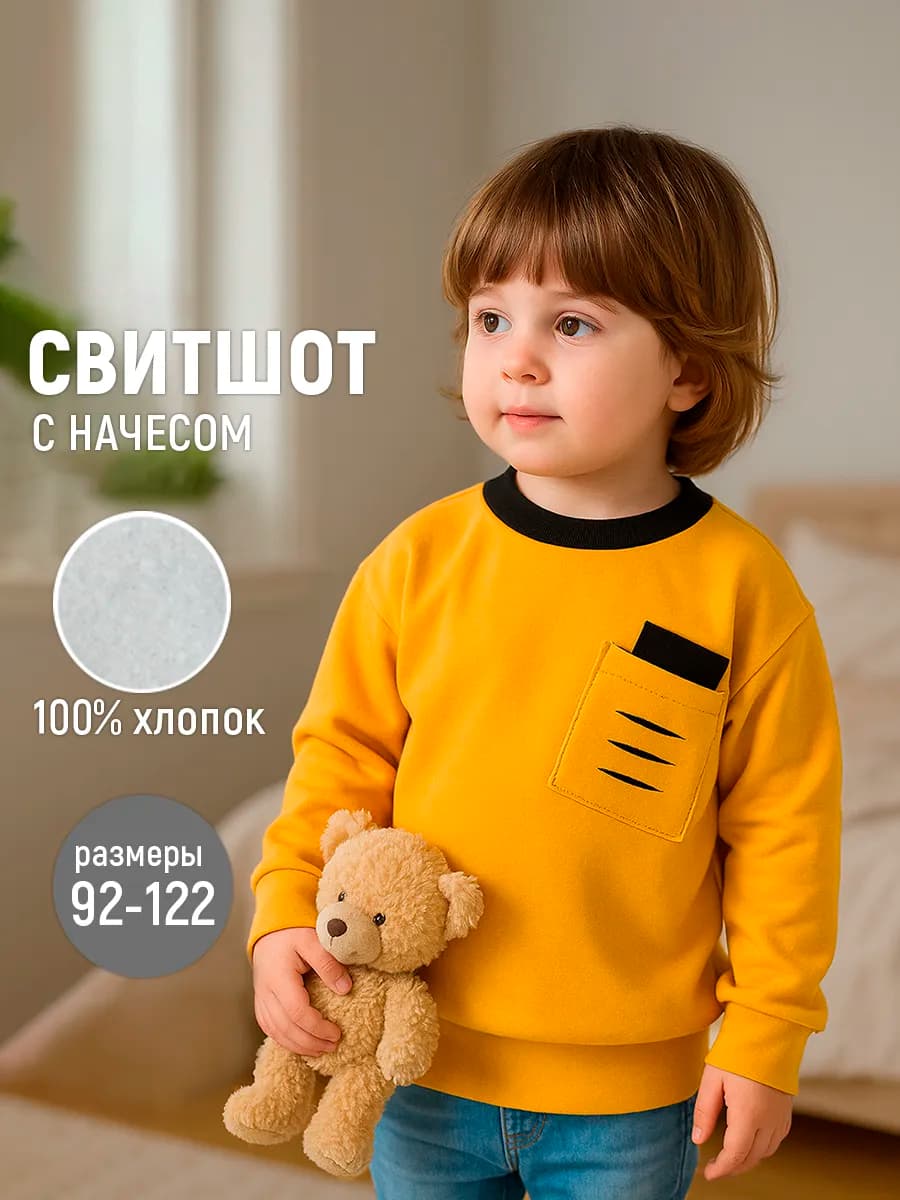 Толстовка свитшот с начесом