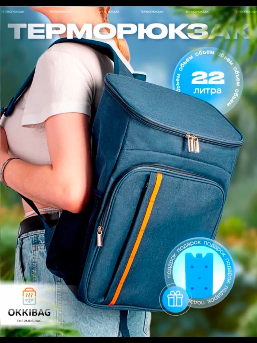 Терморюкзак сумка холодильник термосумка