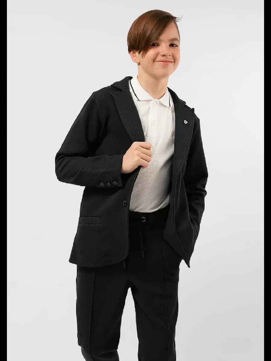 Пиджак школьный трикотажный