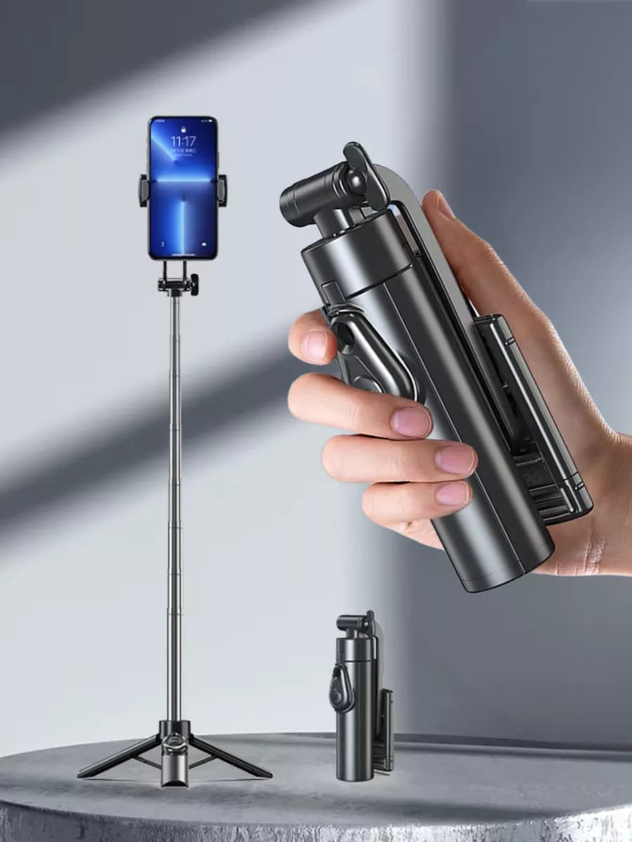 Палка для селфи с пультом штатив для телефона Bluetooth