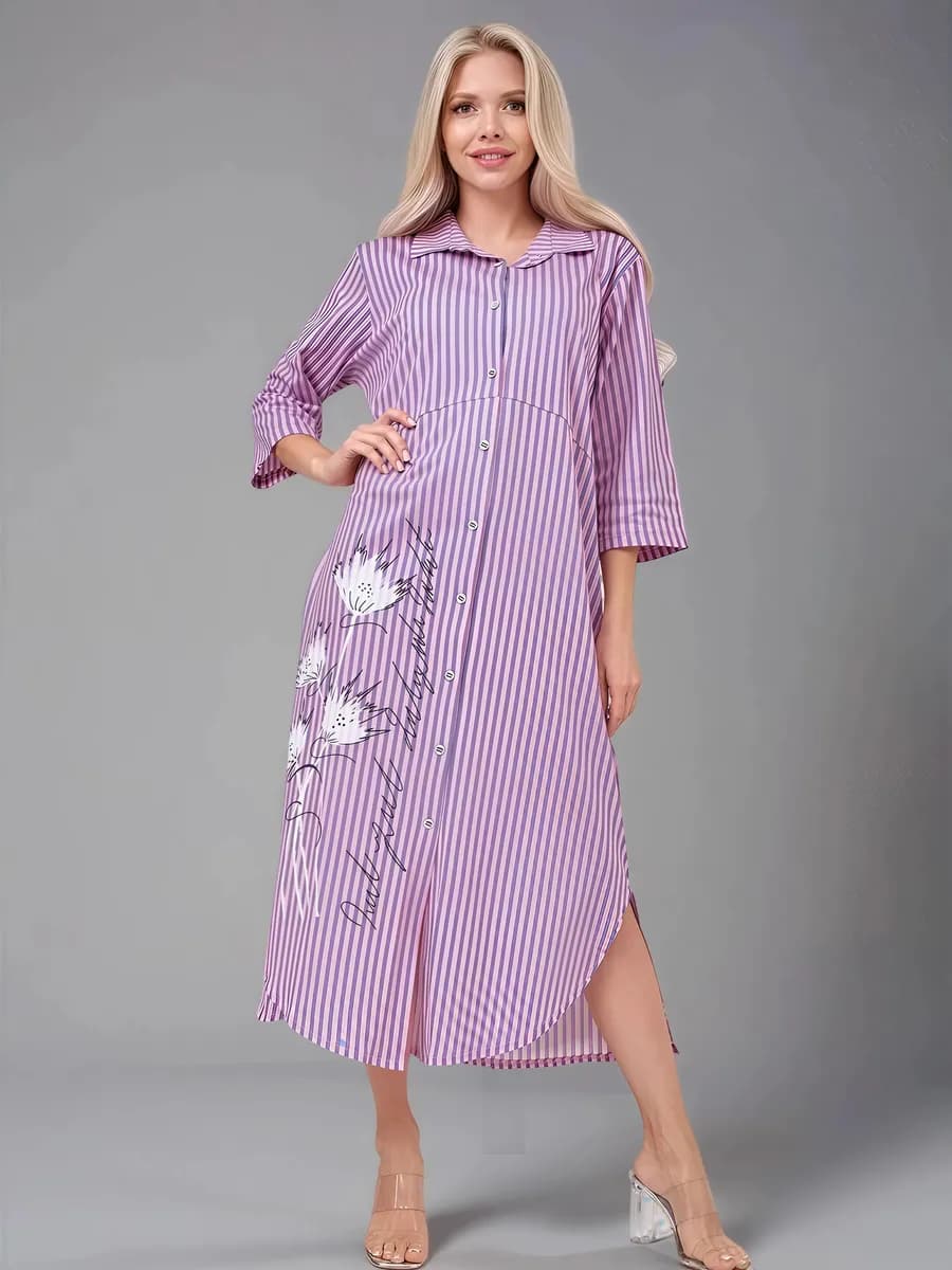 халат домашний на пуговицах большие размеры