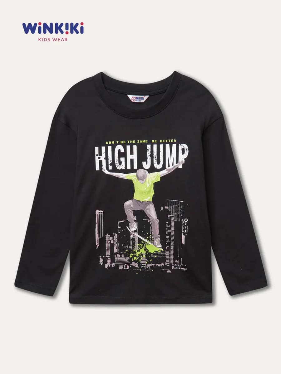 Лонгслив с принтом