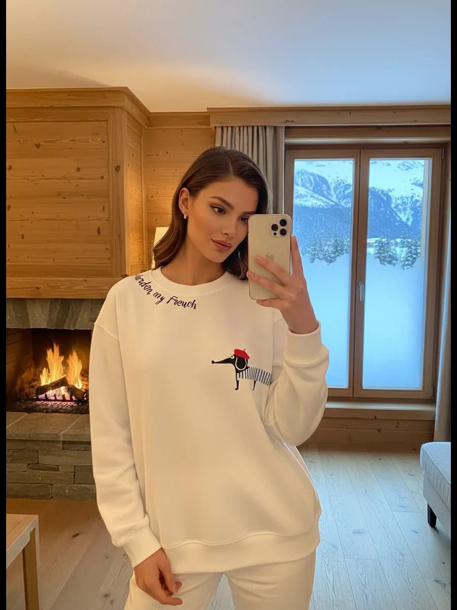 Свитшот оверсайз толстовка