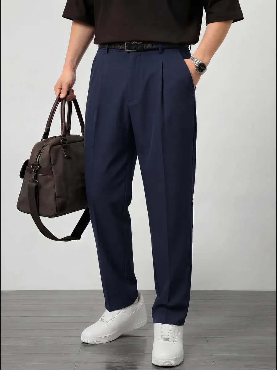 Брюки классические широкие со стрелками