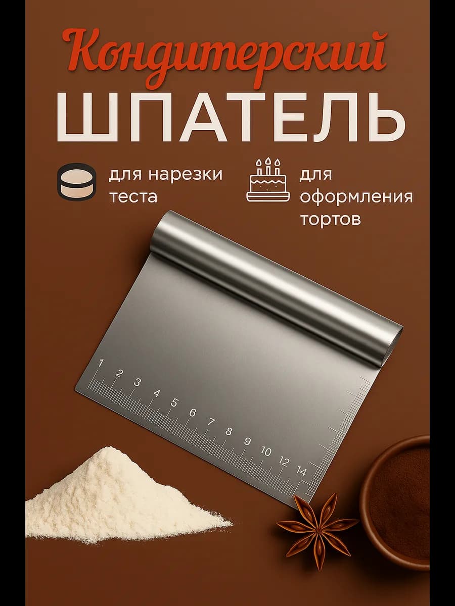 шпатель кондитерский кухонная утварь
