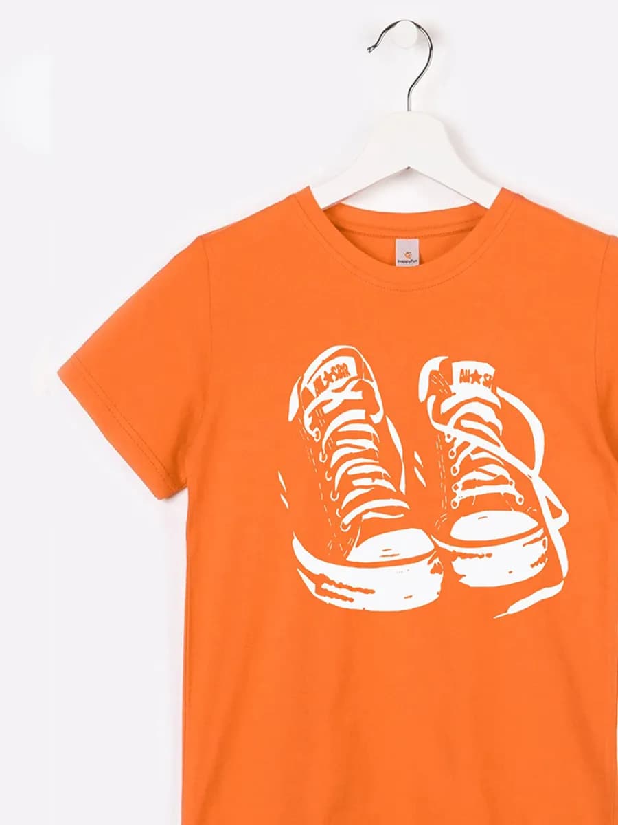 Футболка с принтом детская хлопковая