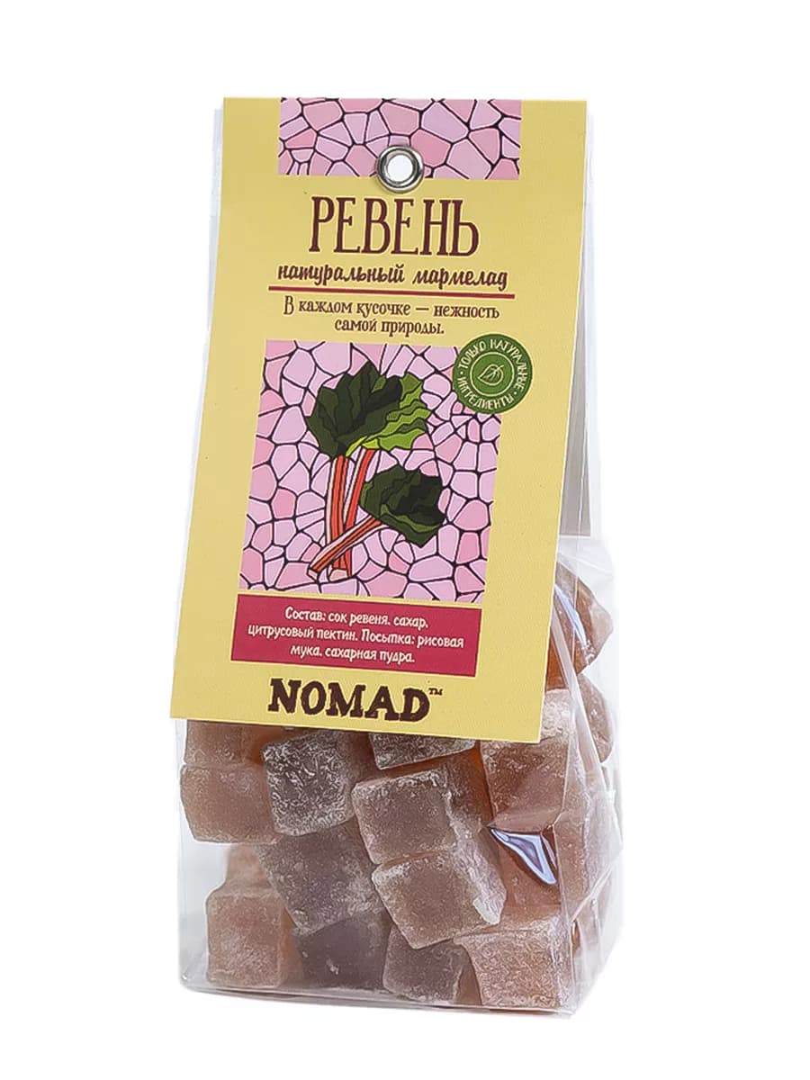 Кусковой мармелад NOMАD из Ревеня