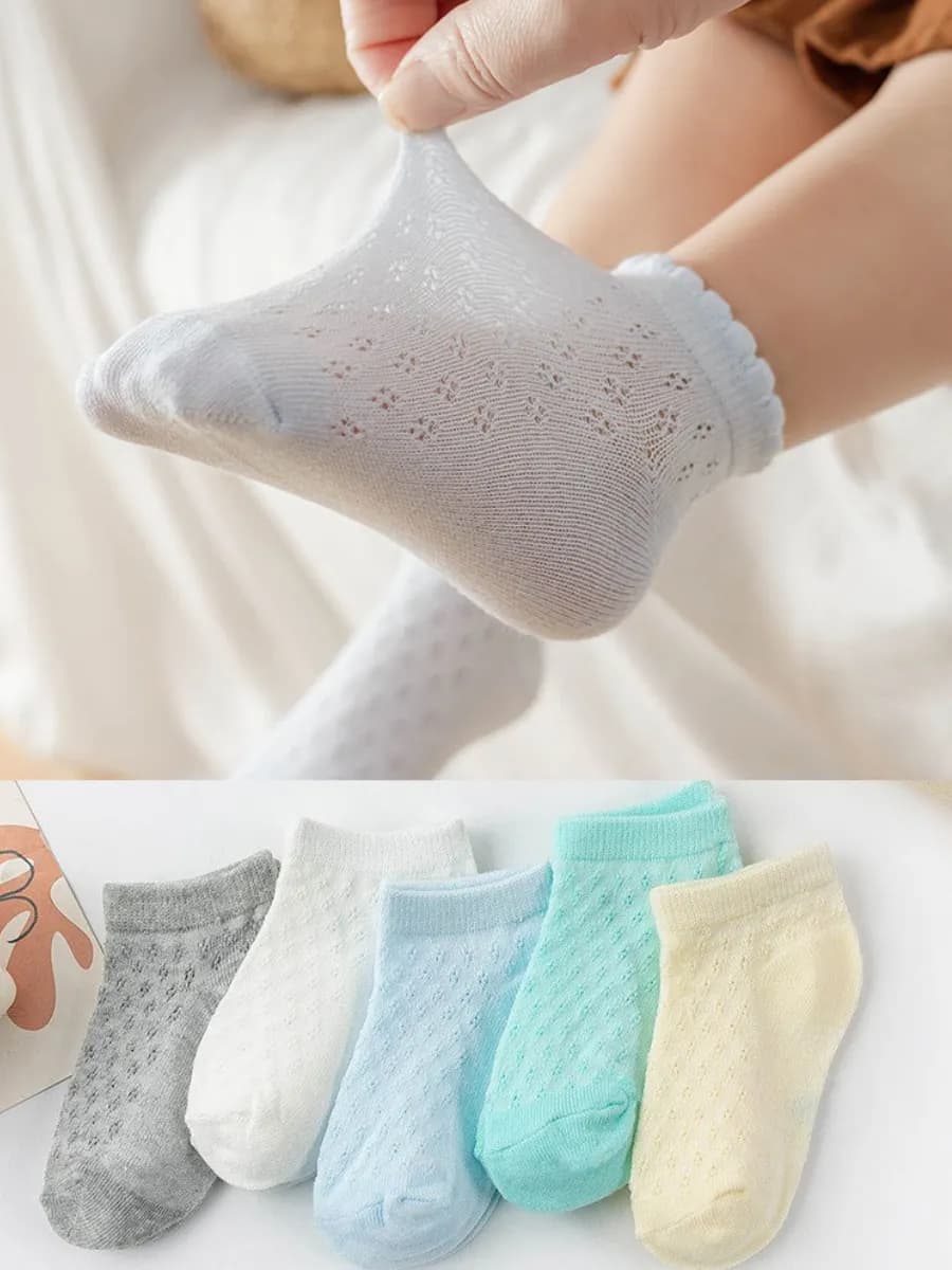 тонкие носки сеточкой набор